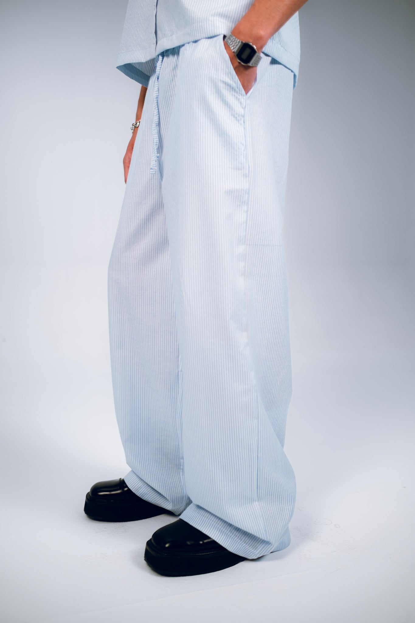 STRIPED PANT - BLUE