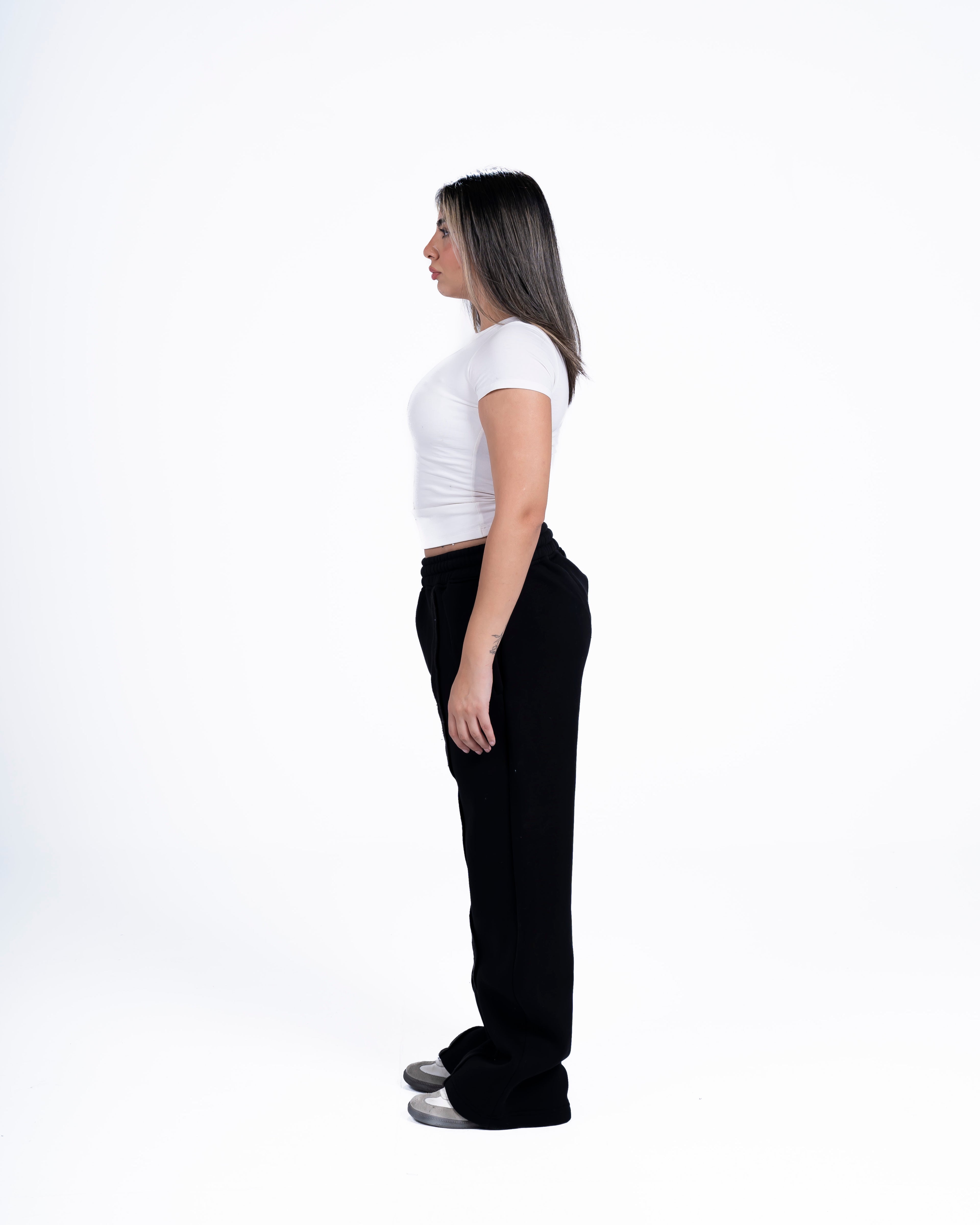 COZED BLACK BASIC SWEATPANTS
