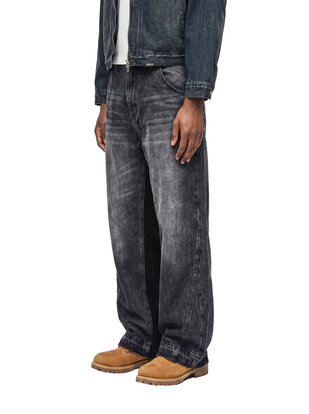 BLACK OUTLINE JEANS