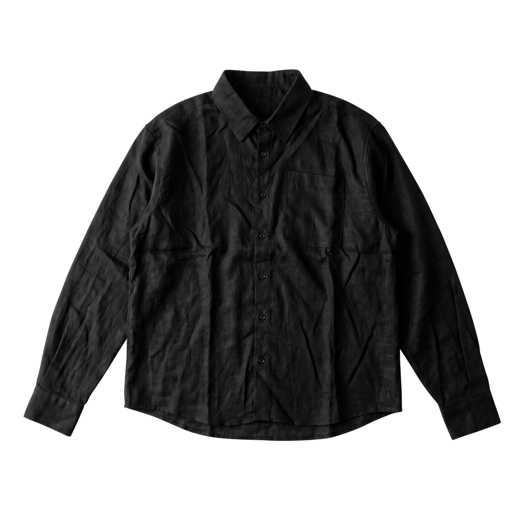 Linen Shirt - Black