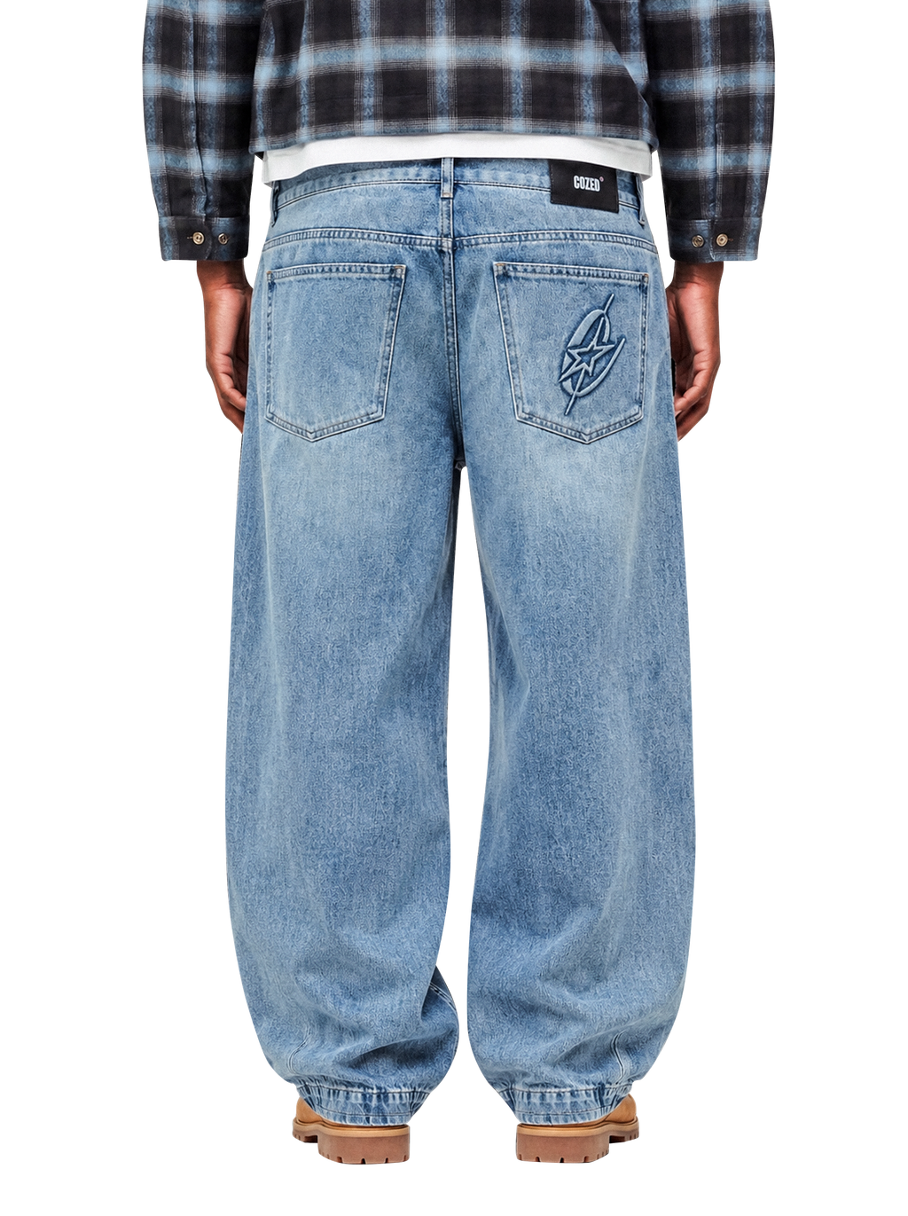 BLUE OUTLINE JEANS
