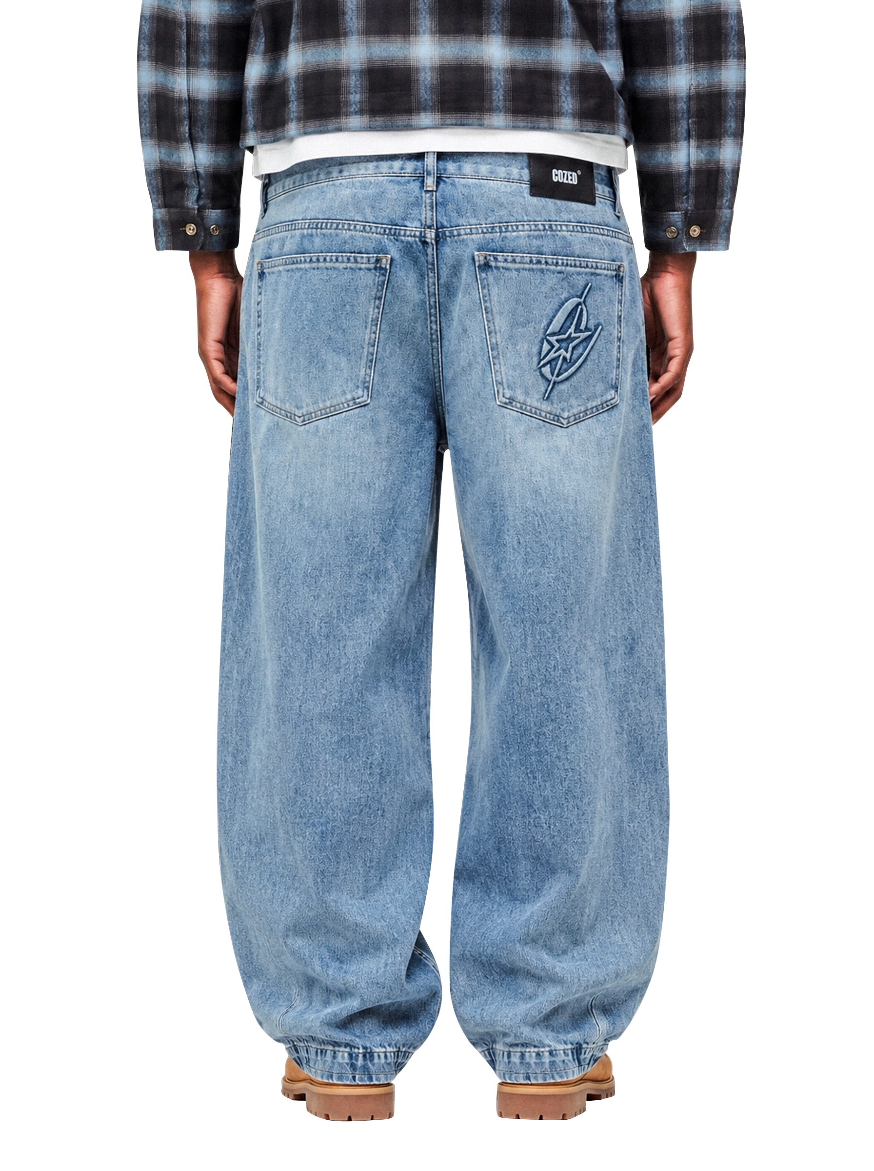 BLUE OUTLINE JEANS