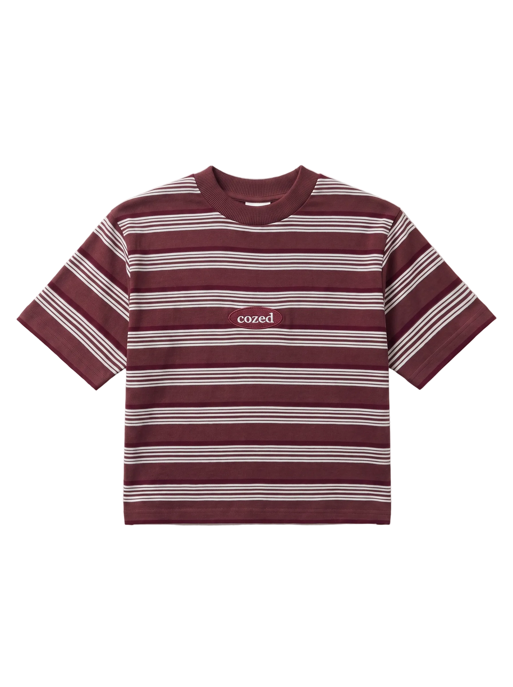 Cozed knitted baby tee - brown