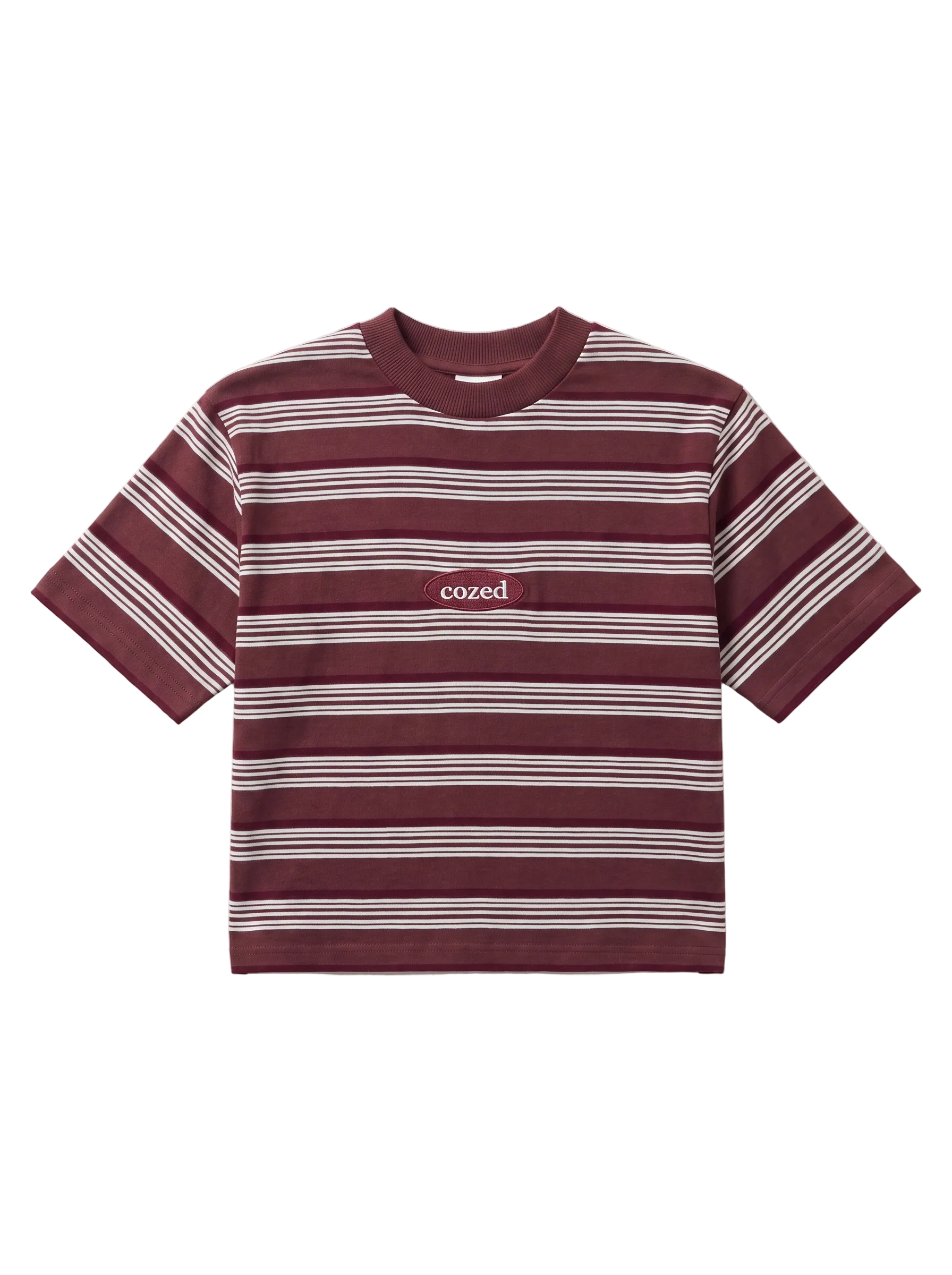 Cozed knitted baby tee - brown