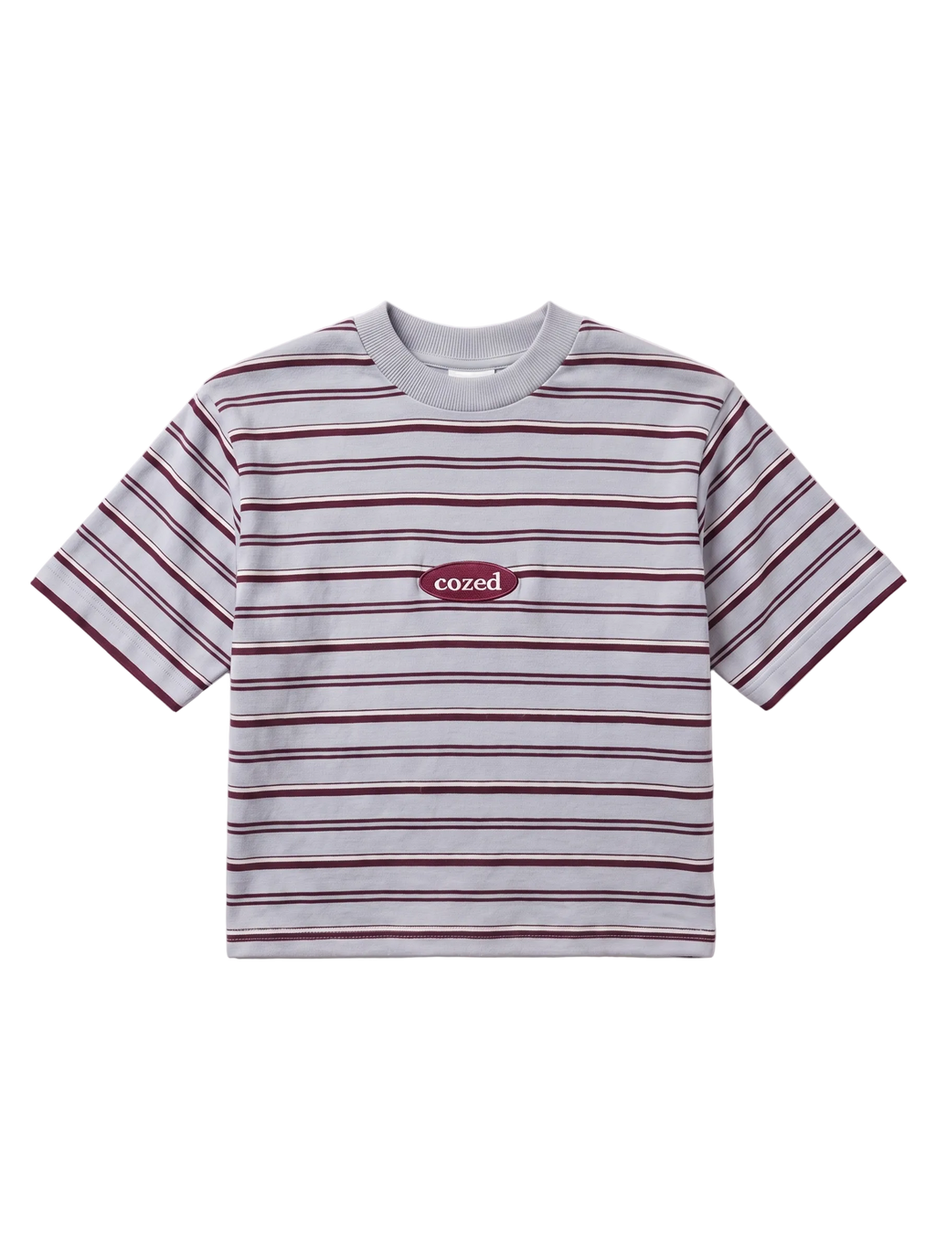 Cozed knitted baby tee- Gray