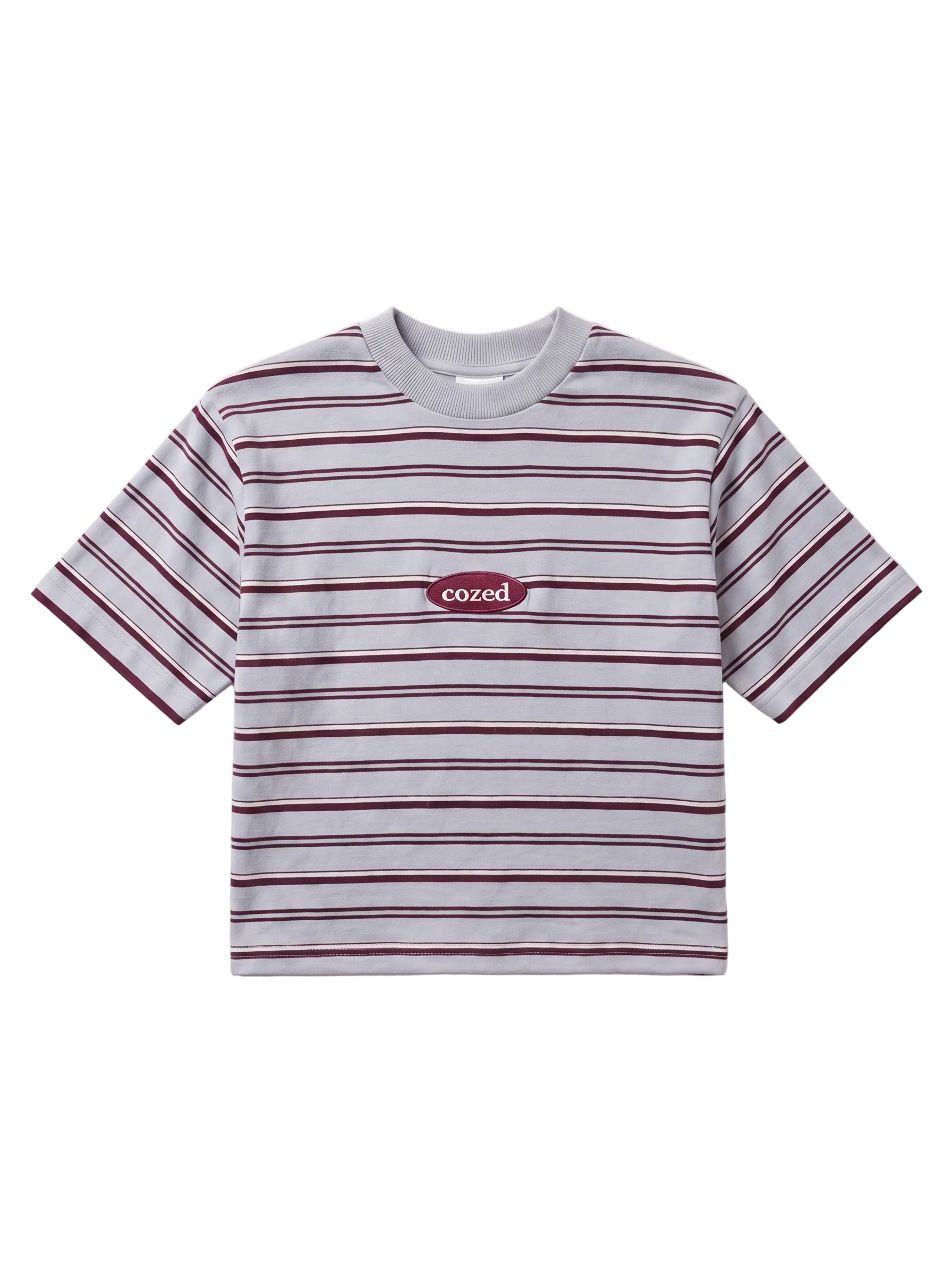 Cozed knitted baby tee- Gray