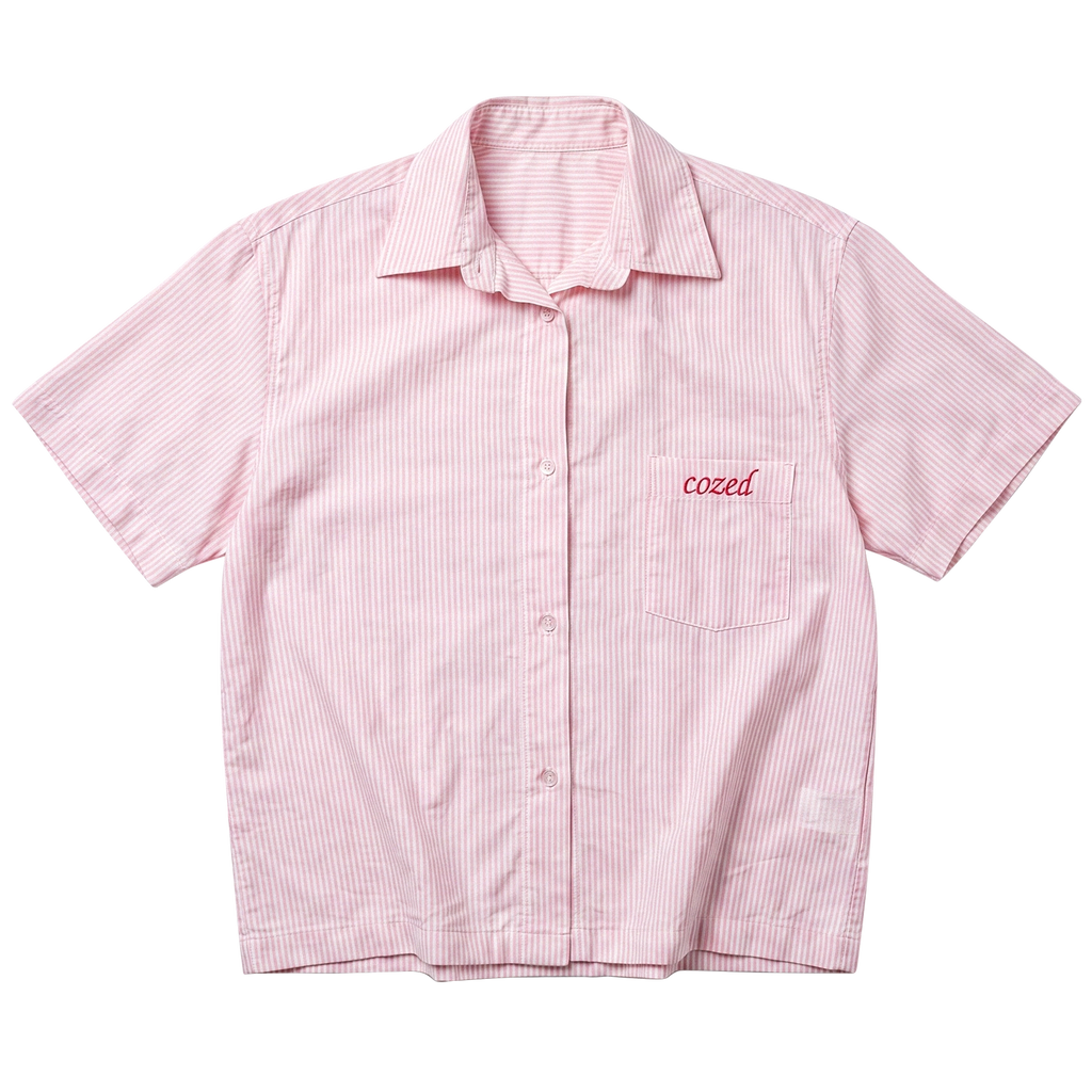 STRIPED SHIRT- PINK