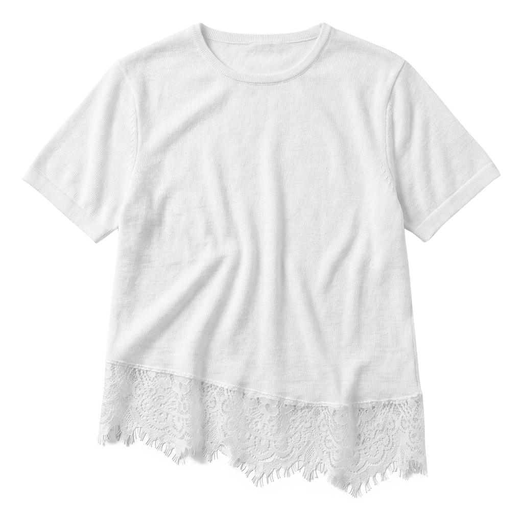 White lace T-shirt
