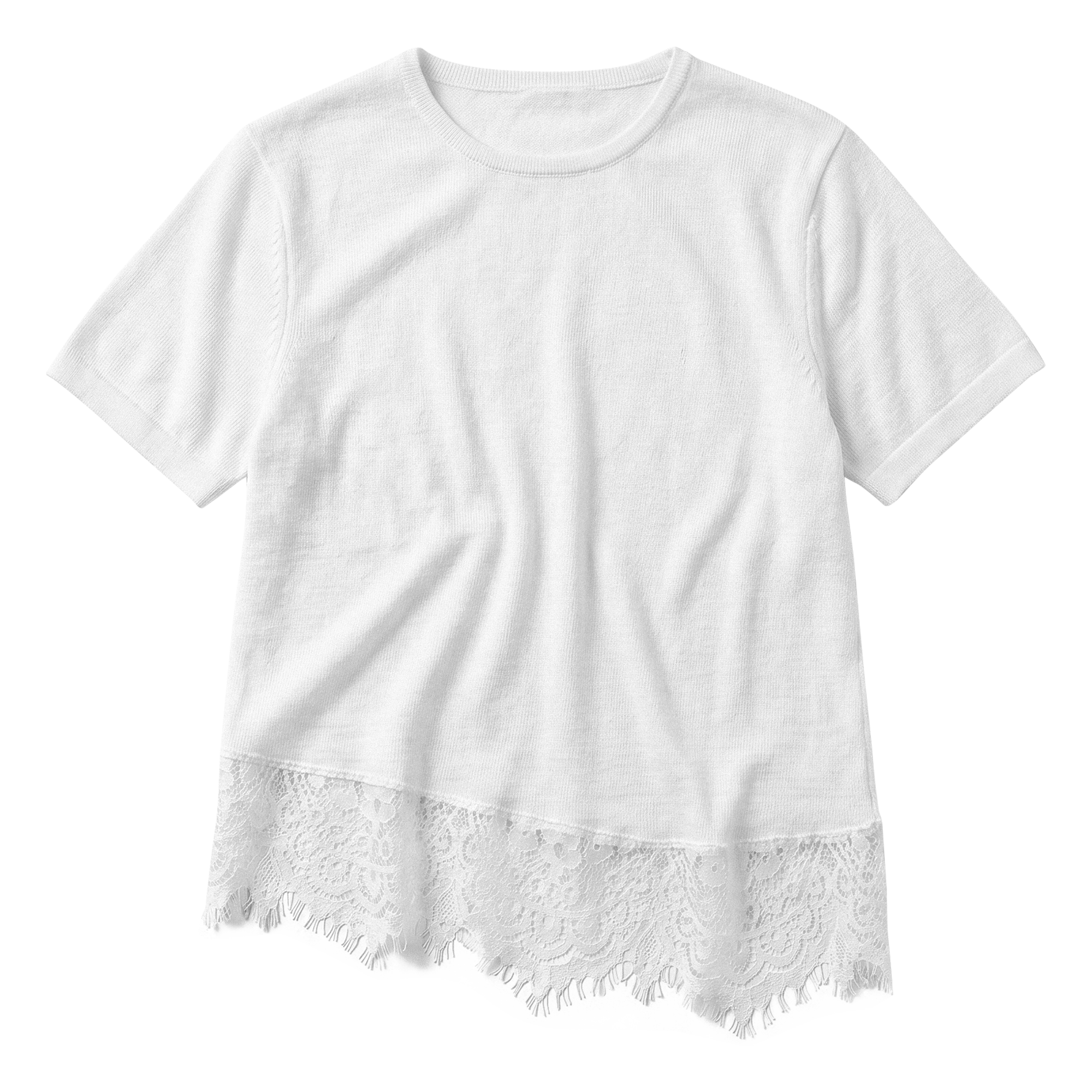 White lace T-shirt