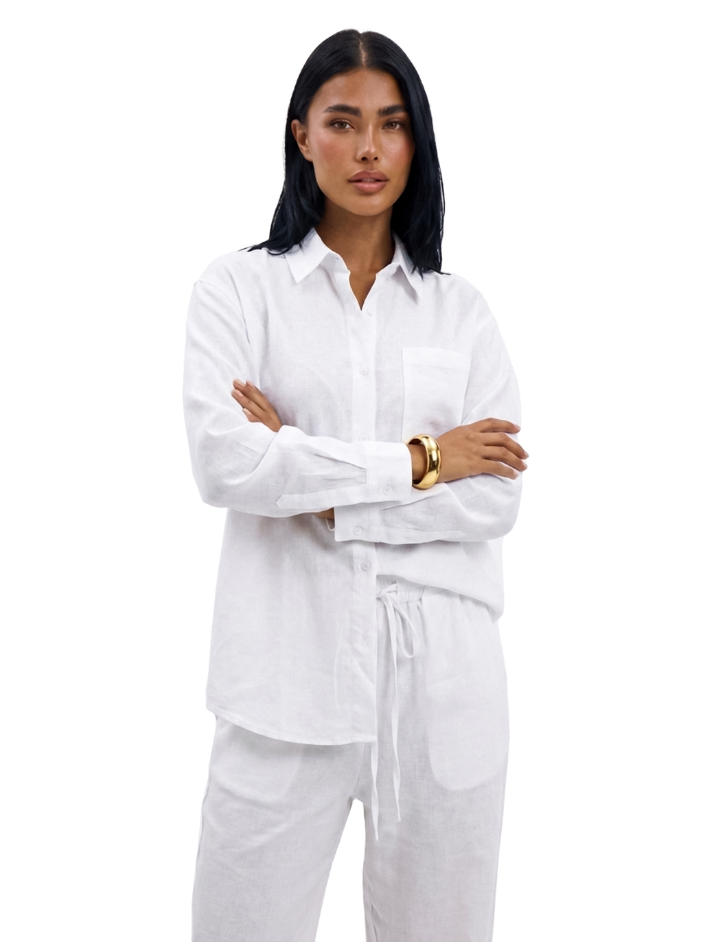 Linen Shirt - White