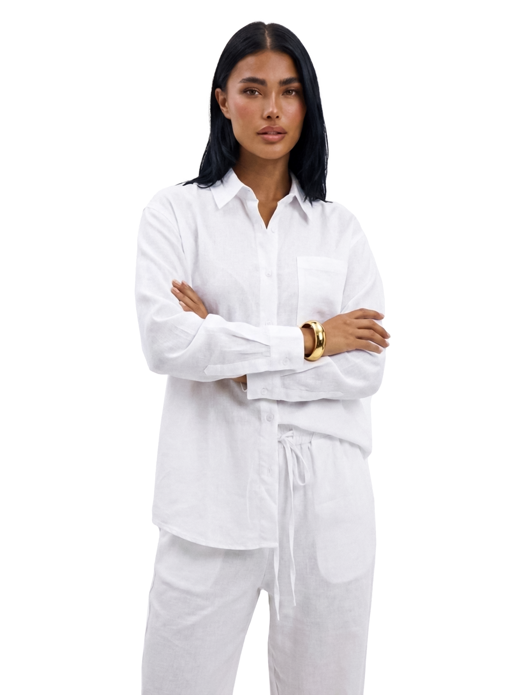 Linen Shirt - White
