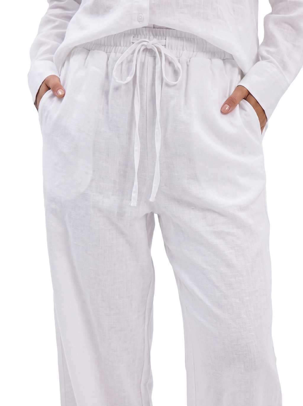 Linen pants - White