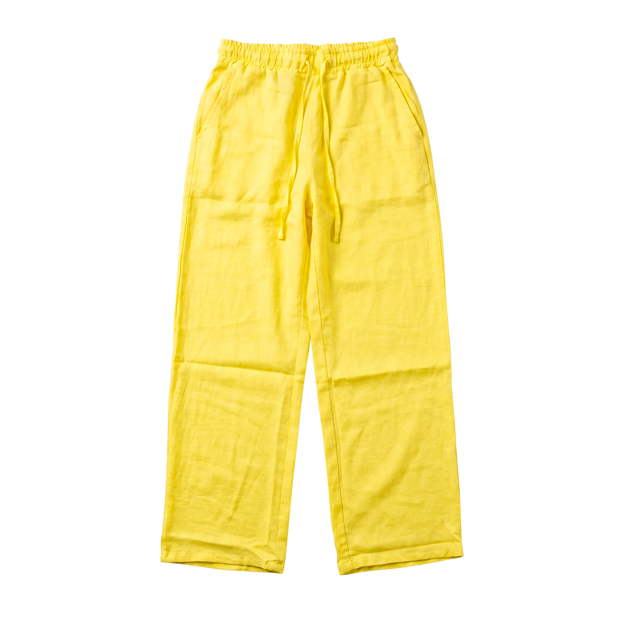Linen pants - Yellow